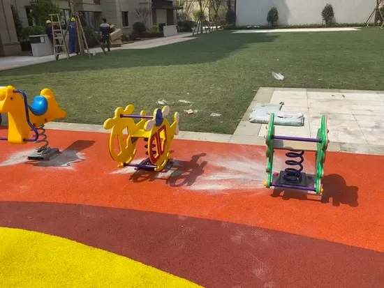 Outdoor Playground Plastic Spring Rider Ride on Toy Rocking Horse Toys Children 