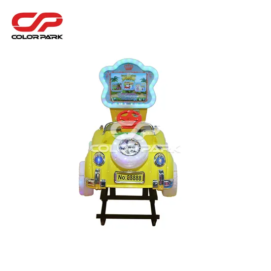 Colorful Park Kids Riding Game Electric Vehicle Arcade Coin Operated Slot Machine Video Arcade Kiddie Ride Swing Machine 