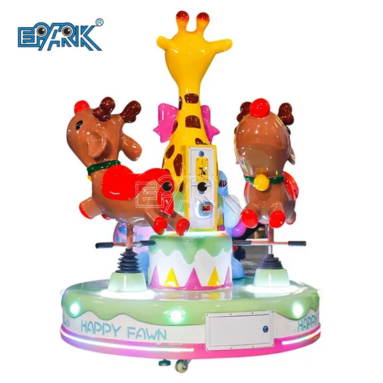 Mini Carousel Horse Kids Amusement Ride Giraffe Carousel for Sale 