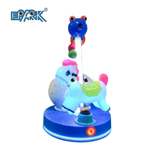 2 Person Carousel Mini Amusement Park Equipment Children Ride Carousel 