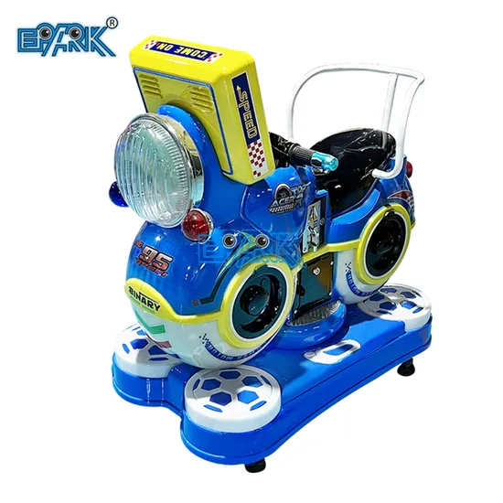 Coin Operated Happy Motorcycle Amusement Park Kids Swing Machine Car Music Rotary Lifting Style Kiddie Ride 