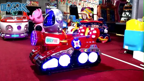 Children Electric Locomotive Team Monkey MP5 Coin Operated Kiddie Ride 